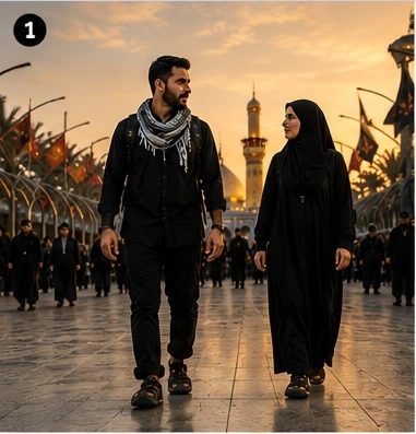 صندل مناسب پیادهروی اربعین روی پای زائران در مسیر حرم امام حسین (ع)